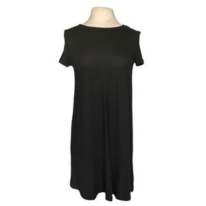 NWT Gap Women’s A-Line Short Sleeve Black Swing Dress - Size Small
